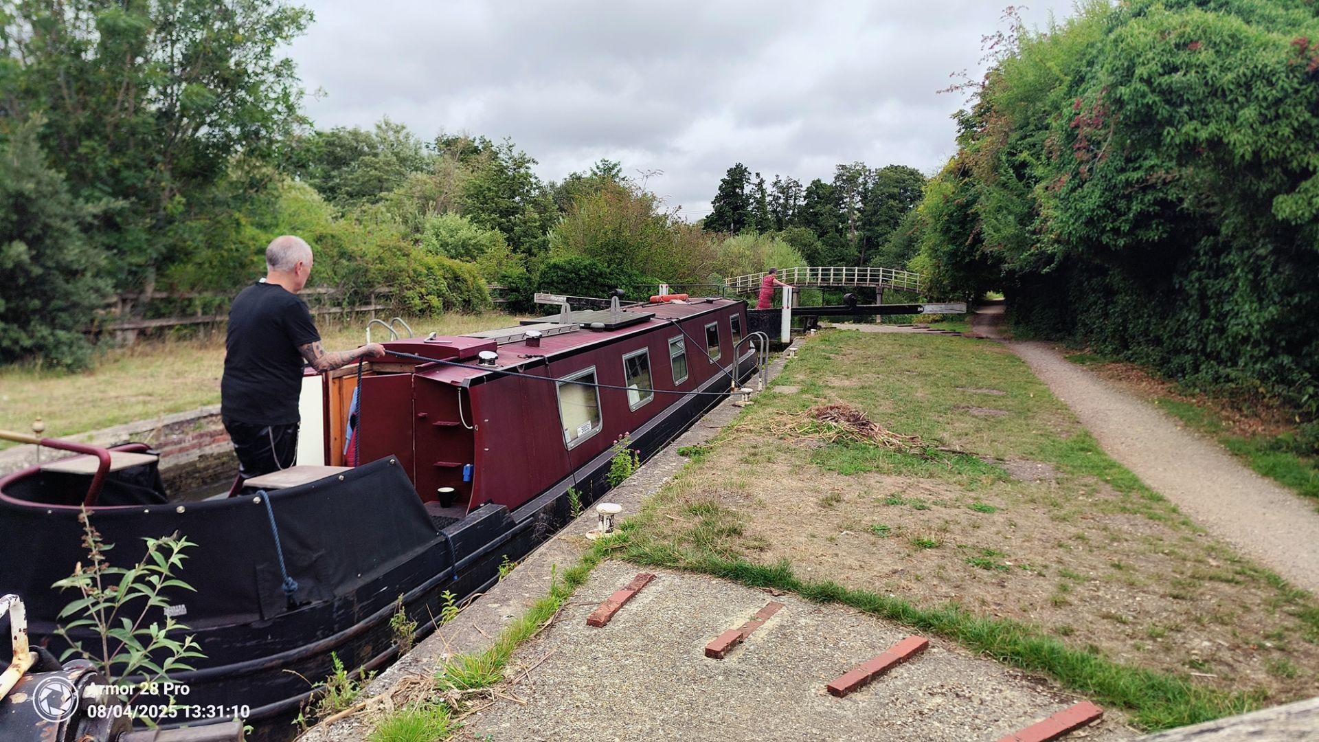 Lock on the Kennet and Avon Canal